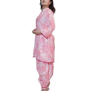 Cotton Pink Kurta Set