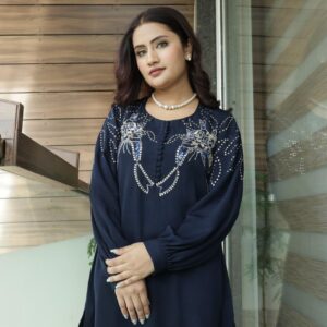 Navy Blue Kurta Set