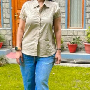 Light Brown Pearl Shirt